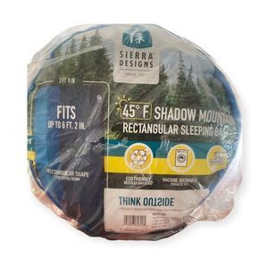 Sierra Designs 45 Degree F Shadow Mountain Rectangular Sleeping Bag